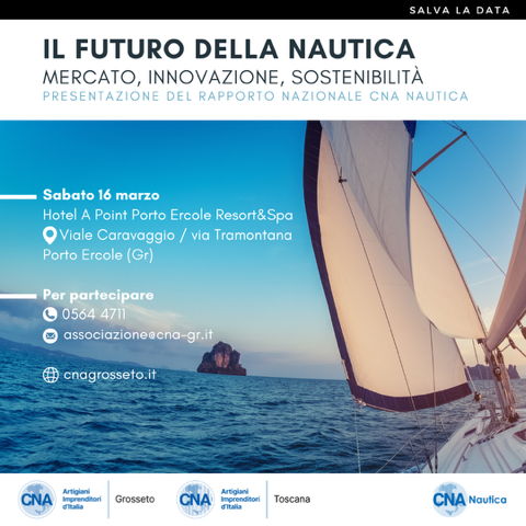 “Il futuro della nautica”: protagonista il 16 marzo a Porto Ercole