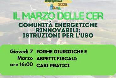 Il marzo delle Cer: quattro nuovi webinar. Ecco come partecipare
