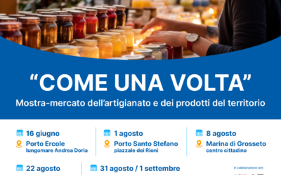 “Come una volta”: al via la mostra mercato dell’artigianato creativo