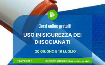 Uso dei diisocinati: due corsi gratuiti