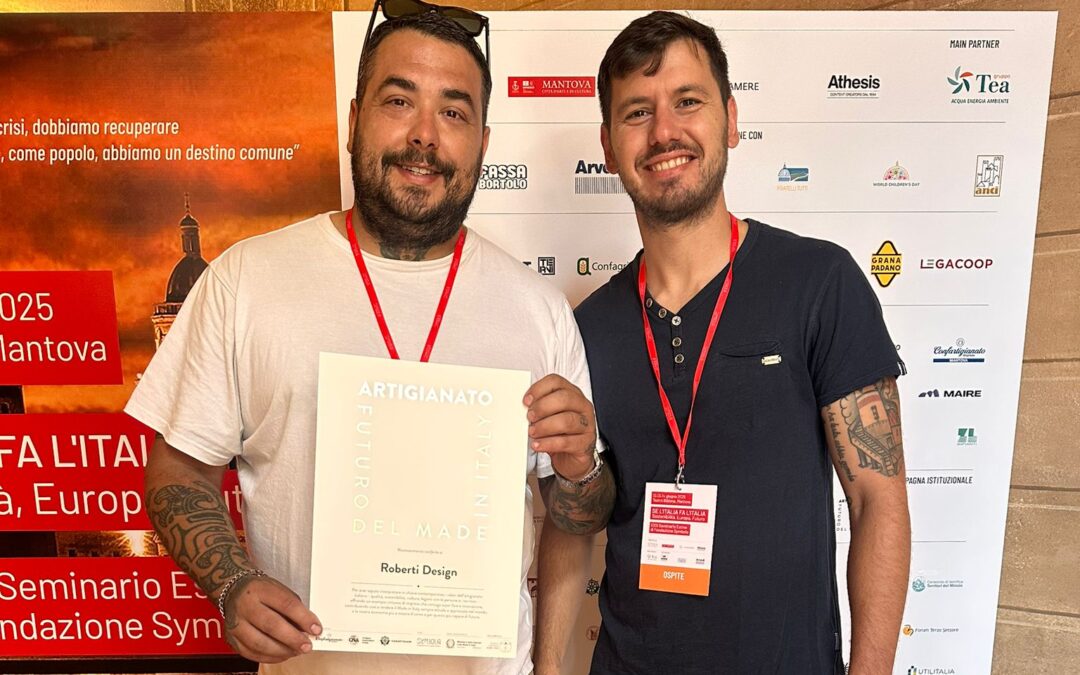 Jonathan Roberti tra i 100 selezionati per “Artigianato, il futuro del made in Italy”