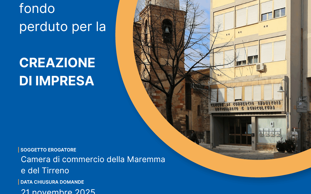 Riaperto il bando “Creazione di impresa”